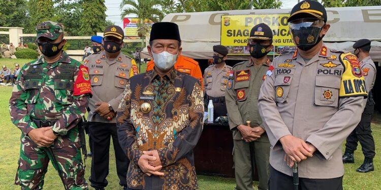 Antisipasi Bencana Alam Polres Lampung Utara Gelar Apel Siaga Bencana